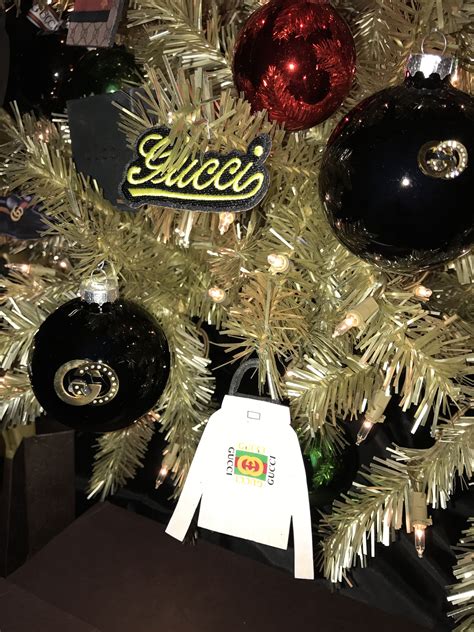 christmas tree gucci|gucci christmas ornaments.